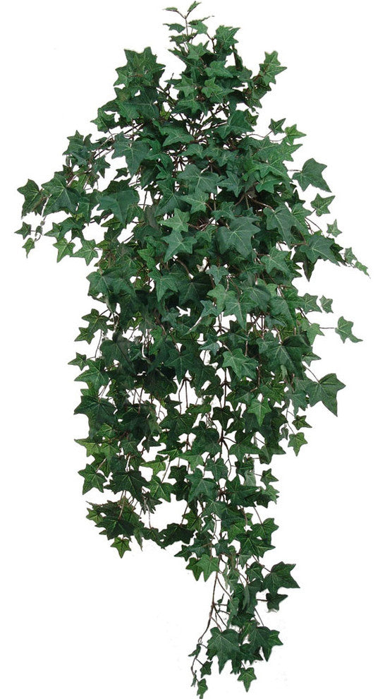 Silk English Ivy Hanging Bush 39" 709 Lvs Silk House plant Fake Ivy