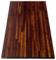 26" Deep Edge Grain Butcher Block Countertop 1.5" Thick, Walnut, 26" X 38"