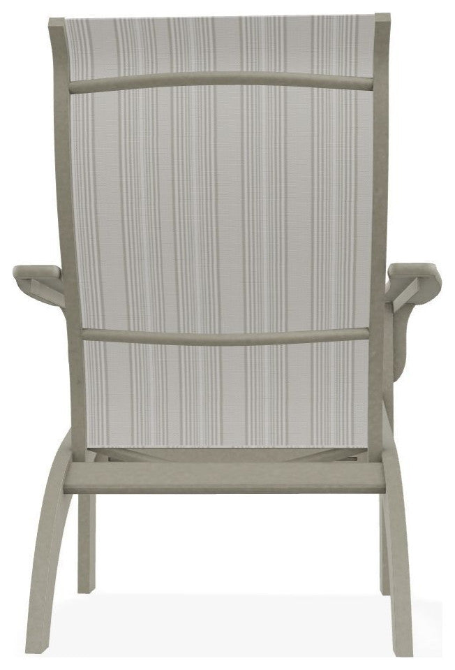 Adirondack Sling Outdoor Adirondack Armchair, Harbor/Storm