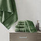 Madison Park Signature Turkish Cotton 6 Piece Bath Towel Set, Green