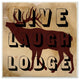 Live Laugh Lodge Moose Country Animal Word Design, 12"x12"