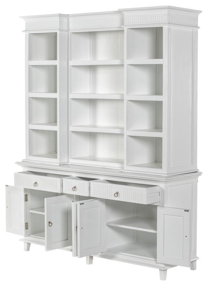 Kitchen Hutch Cabinet with 5 Doors 3 Drawers