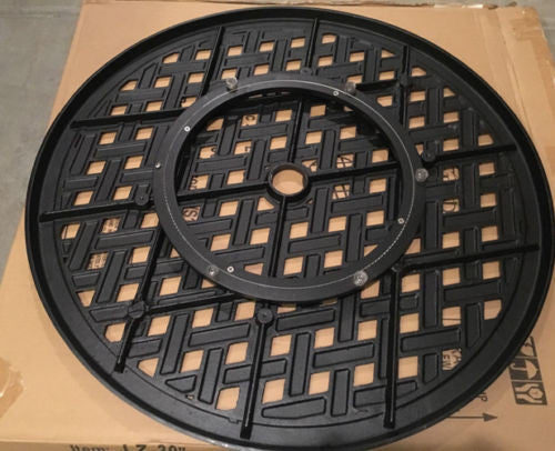 Lazy Susan Turntable 30" Rotates 360 Degrees Cast Aluminum Desert Bronze
