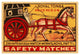 "Royal Tonga Safety Matches" Digital Paper Print by Phillumenart, 38"x26"