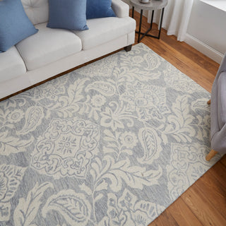 Weave & Wander Natal Blue/Gray, Blue/Gray, 8'x10'