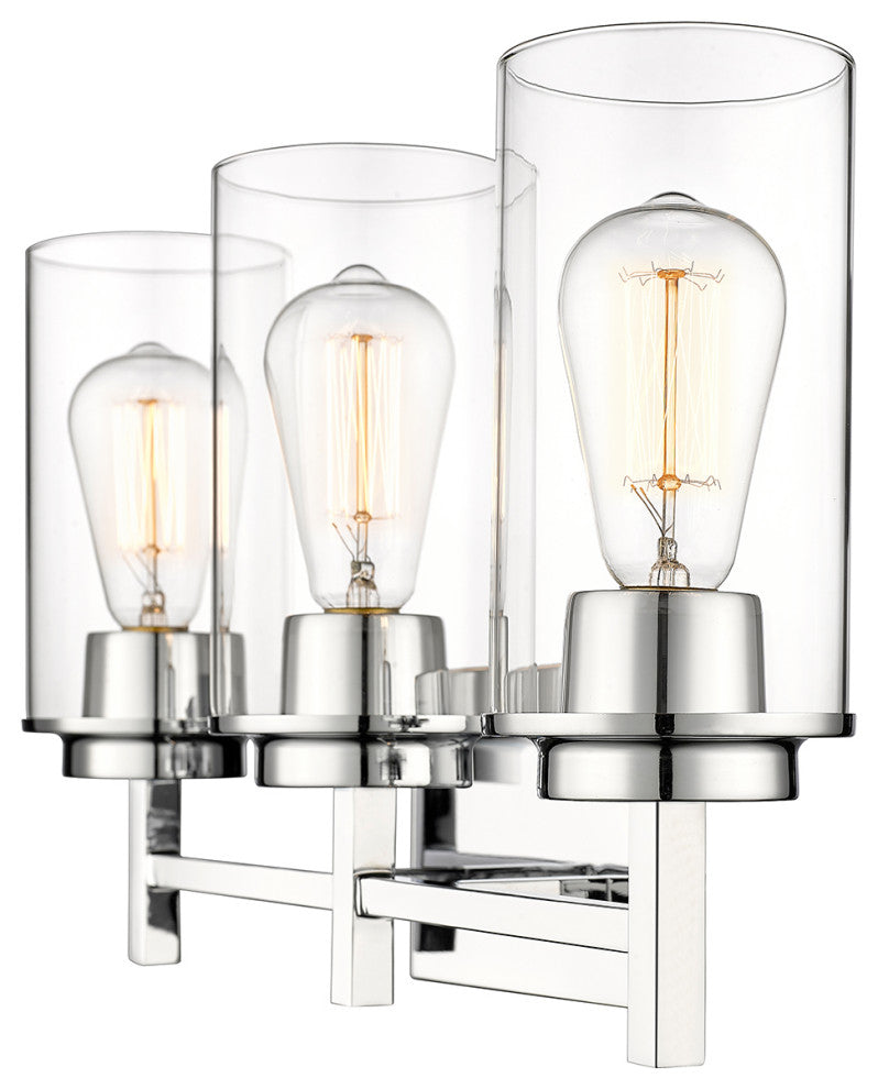 3 Light 19" Chrome Vanity Light