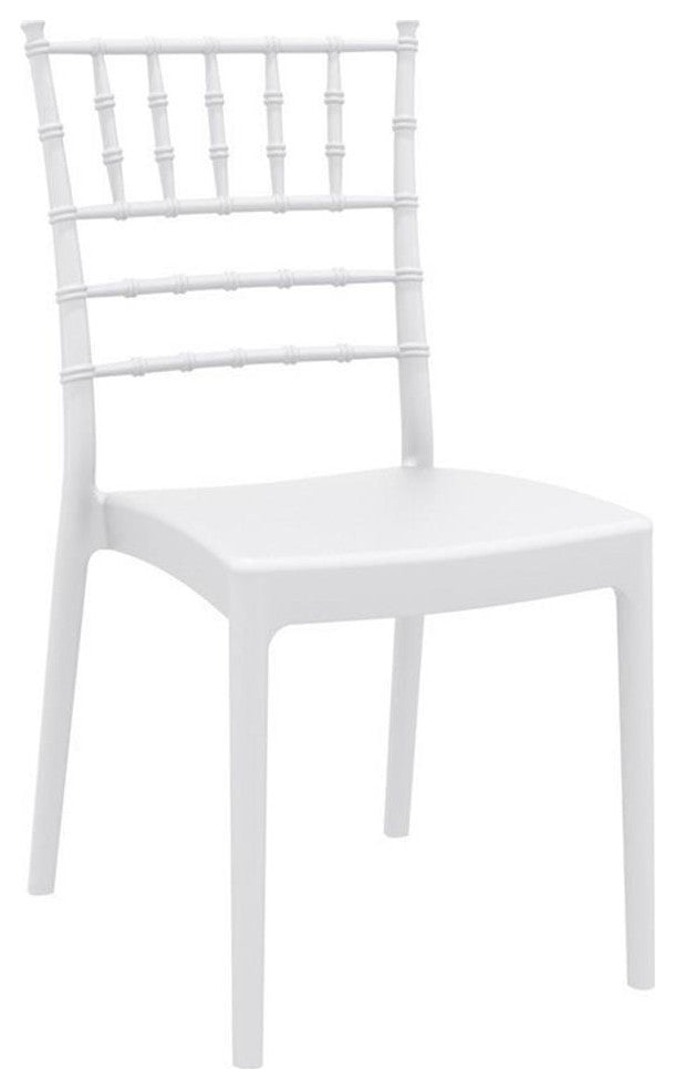 Compamia Josephine Patio Dining Chair in White