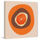 "September Orange" Painting Print on Canvas by Irena Orlov