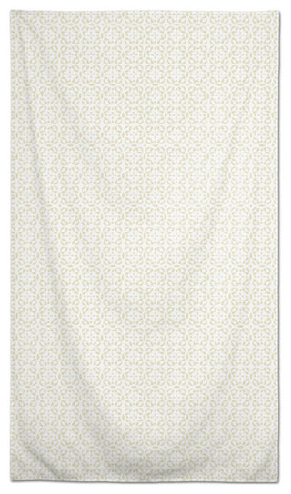 Tile Pattern Cream 58 x 102 Outdoor Tablecloth