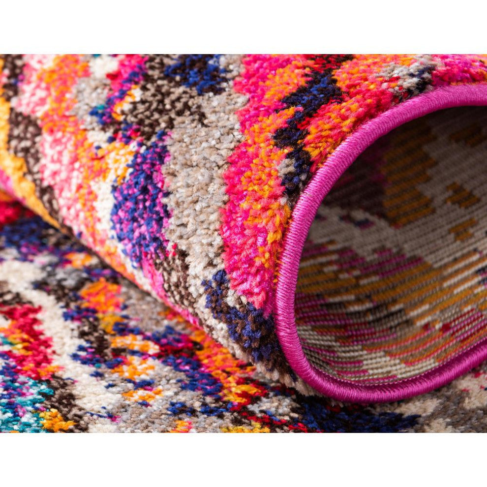 Rug Unique Loom Estrella Multi Runner 2' 7 x 10' 0