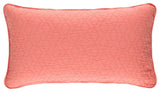 Birdie Coral Quilted Sham