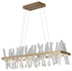 Bethel International Ft98C40G 4-Light Led Chandelier, Gold