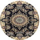 Ahgly Company Indoor Round Traditional Area Rugs, 4' Round