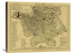 "Rome, 1883 - Tea Stained" Stretched Canvas Giclee by Letts Son and Co, 30"x24"