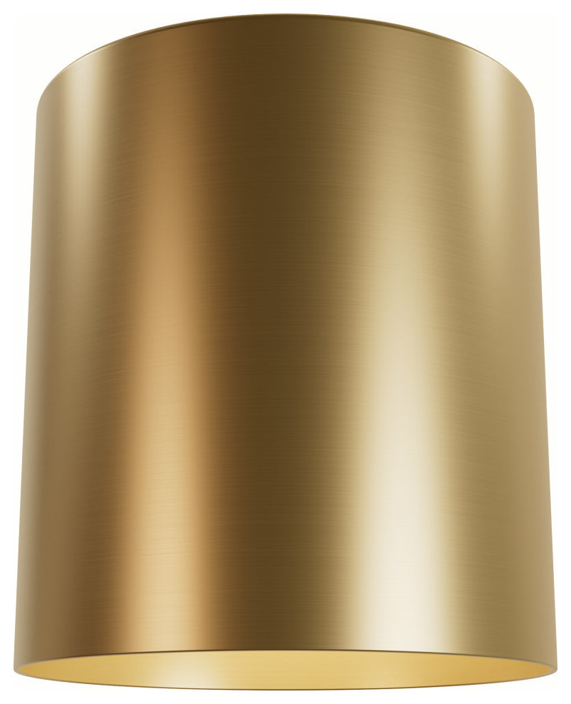 Hunter x Jasmine Roth Canoga Luxe Gold Integrated LED Small Flush Mount