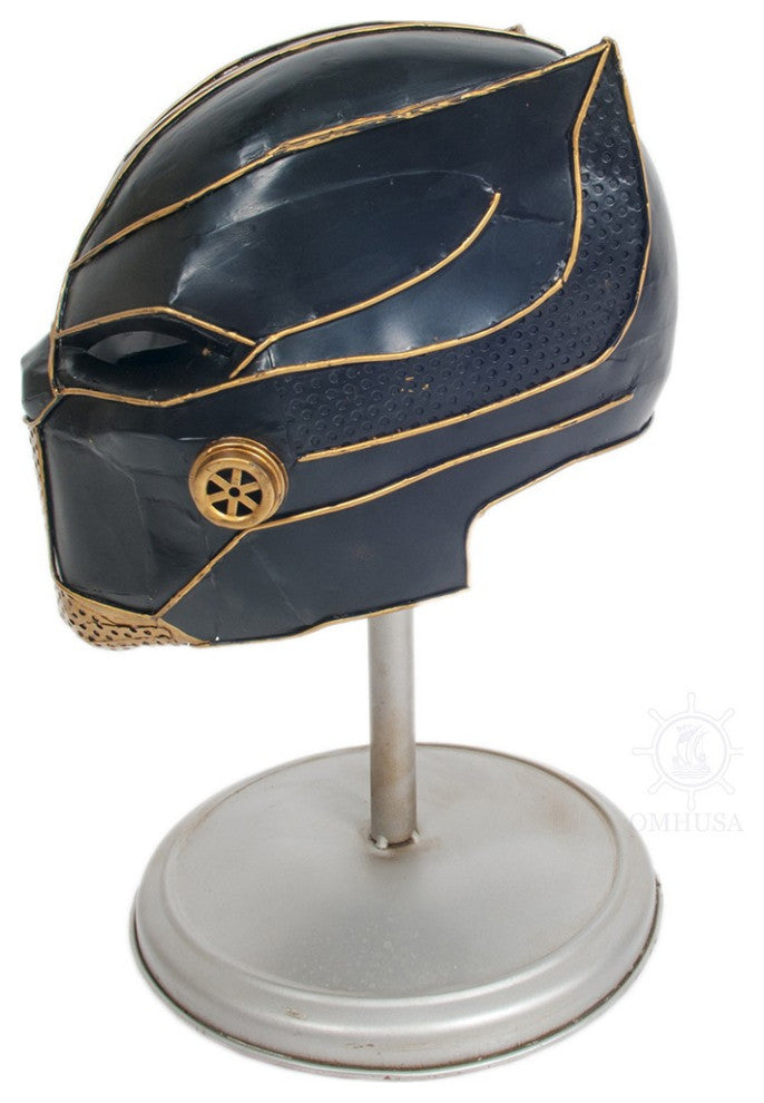 Black Panther Helmet Sculpture