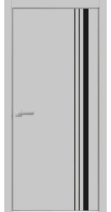 Solid French Door 24 x 96 | Planum 0011 Grey Matte with| Bathroom