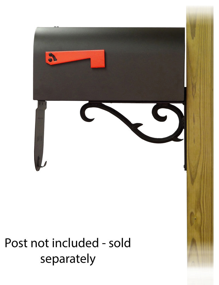 Titan Aluminum Mailbox With Sorrento Front Single Mailbox Mounting Bracket