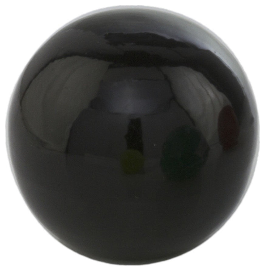 Bola Sphere, Antique Moss, 3", Black