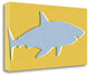 "Shark III" By Linda Woods, Giclee Print on Gallery Wrap Canvas, Ready to Hang