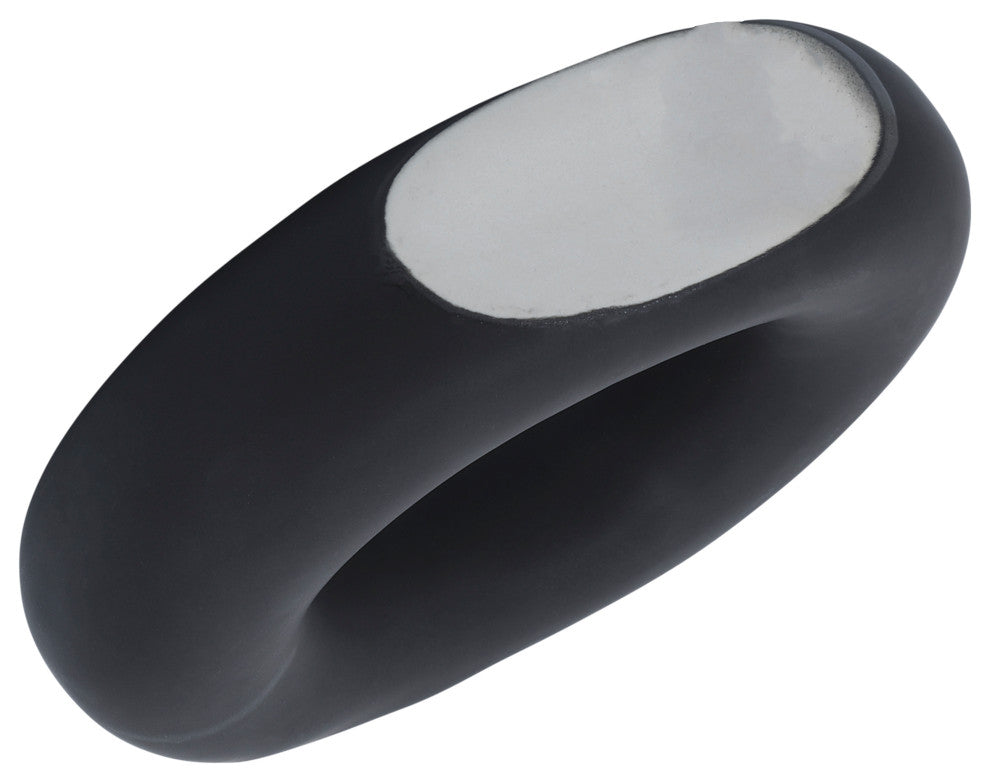 Ceramic 5" Donut Vase, Black