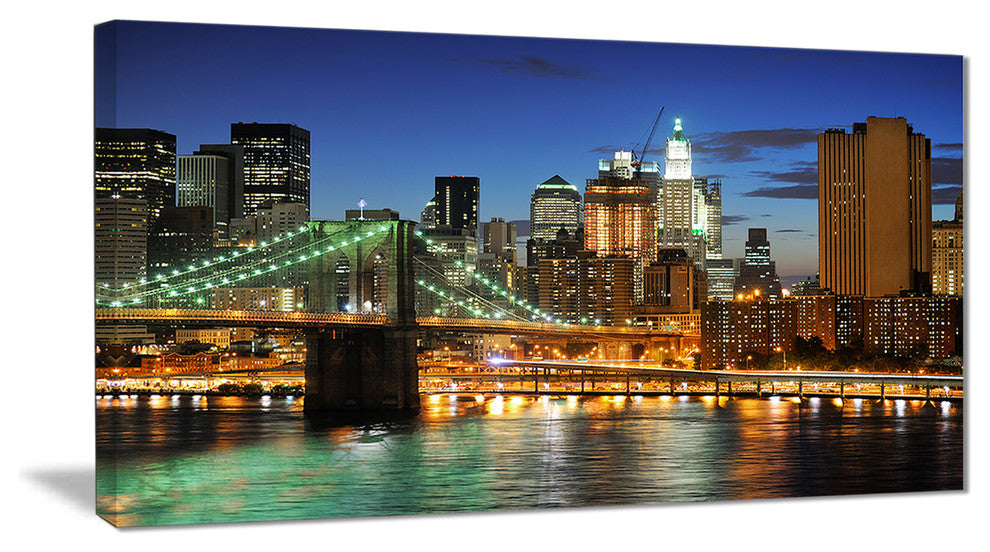 "Big Apple after Sunset" Canvas Print