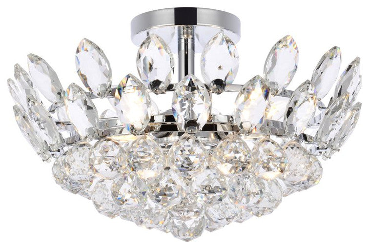 Eleana 16" Flush Mount, Chrome