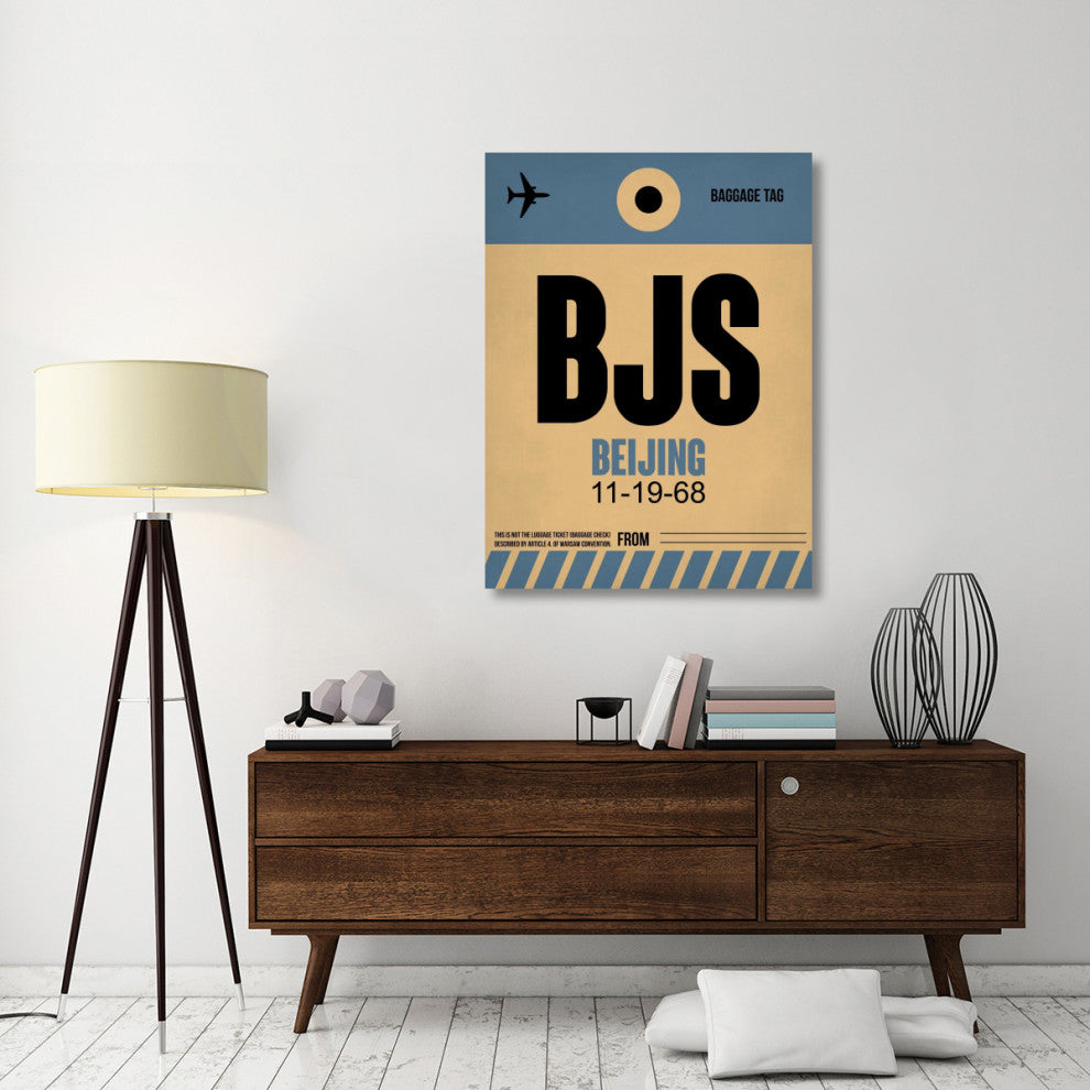 "BJS Beijing Luggage Tag 2" Fine Art Print