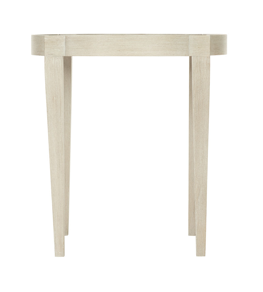 Bernhardt East Hampton End Table, Cerused Linen