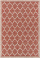 Trebol Moroccan Trellis Textured Weave Indoor/Outdoor Area Rug