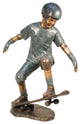 Skateboarding Boy Sculpture