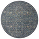 Jean Stoffer x Loloi Bradbury Ocean / Gold 5'-0" x 5'-0" Round Accent Rug