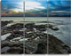 "Beautiful Dark Seashore Australia" Metal Wall Art, 3 Panels, 36"x28"