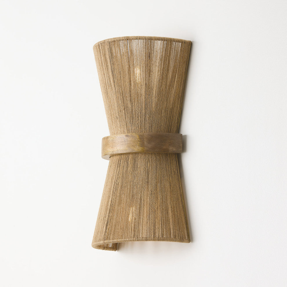 Capital Lighting 652821 Maya 2 Light 16" Tall Wall Sconce - Matte Brass