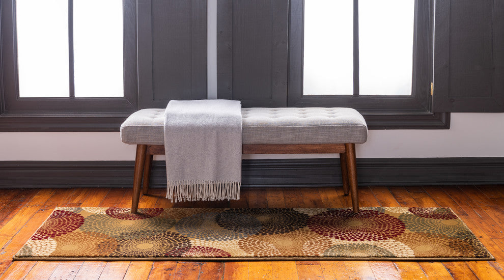 Unique Loom Beige Barista Java 2' 2 x 6' 0 Runner Rug