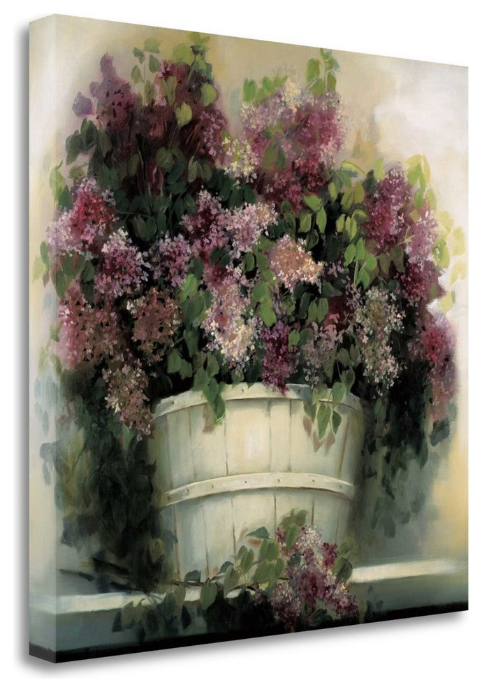 "Lilac Gathering" By Andrea Dern, Giclee Print on Gallery Wrap Canvas