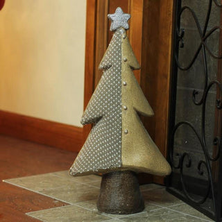 18" Brown Textured Eco-Friendly Christmas Tree Tabletop Figure