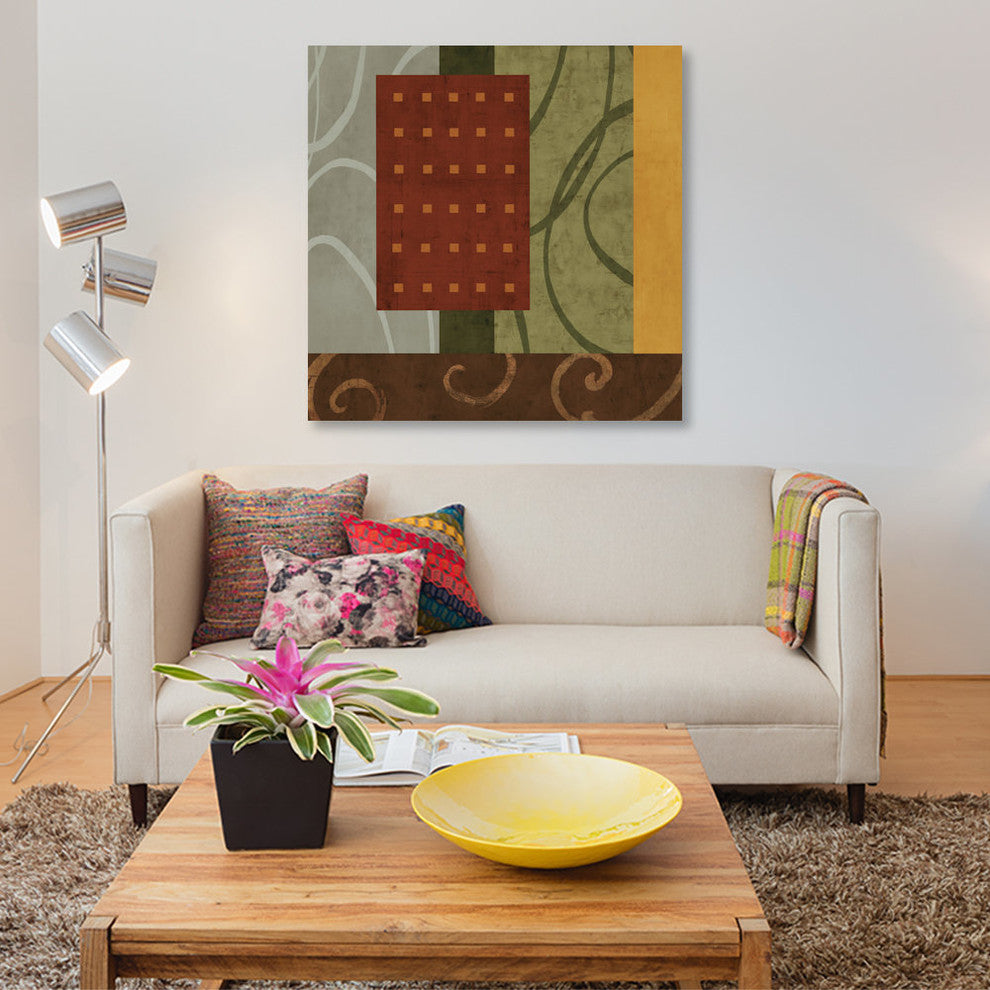 "Verve II" by Brent Nelson, Canvas Print, 26"x26"