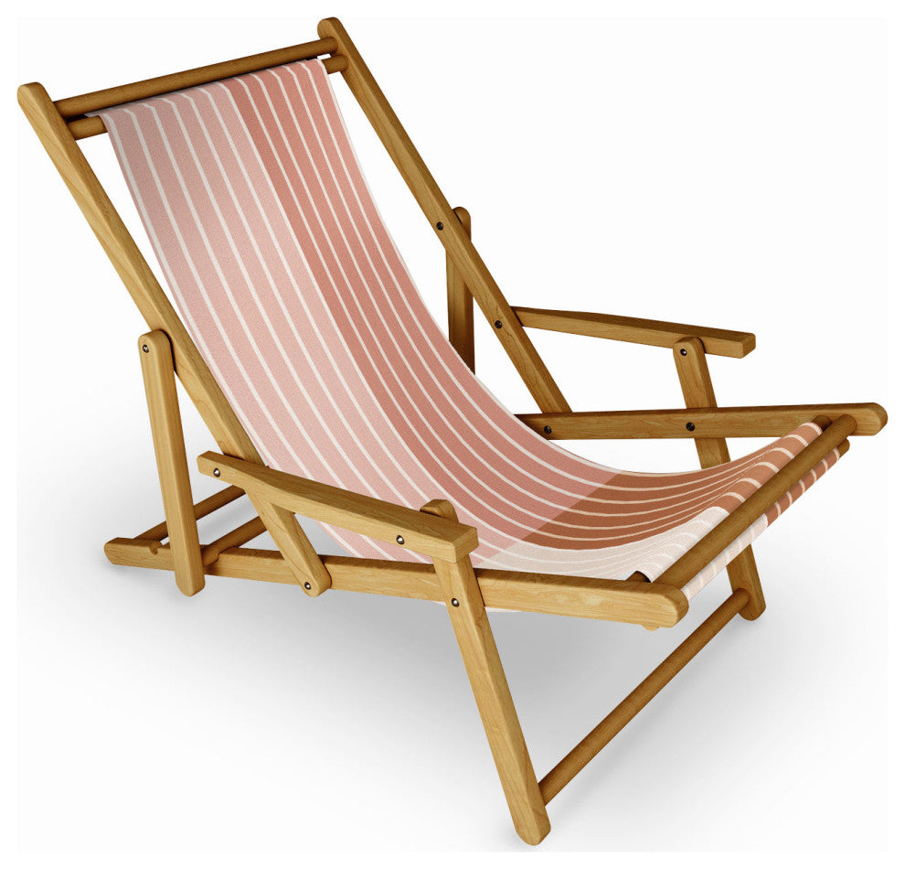 Colour Poems Color Block Line Abstract XVI Sling Chair