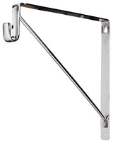 Chrome Shelf & Rod Support Bracket for 1530 Series Closet Rods