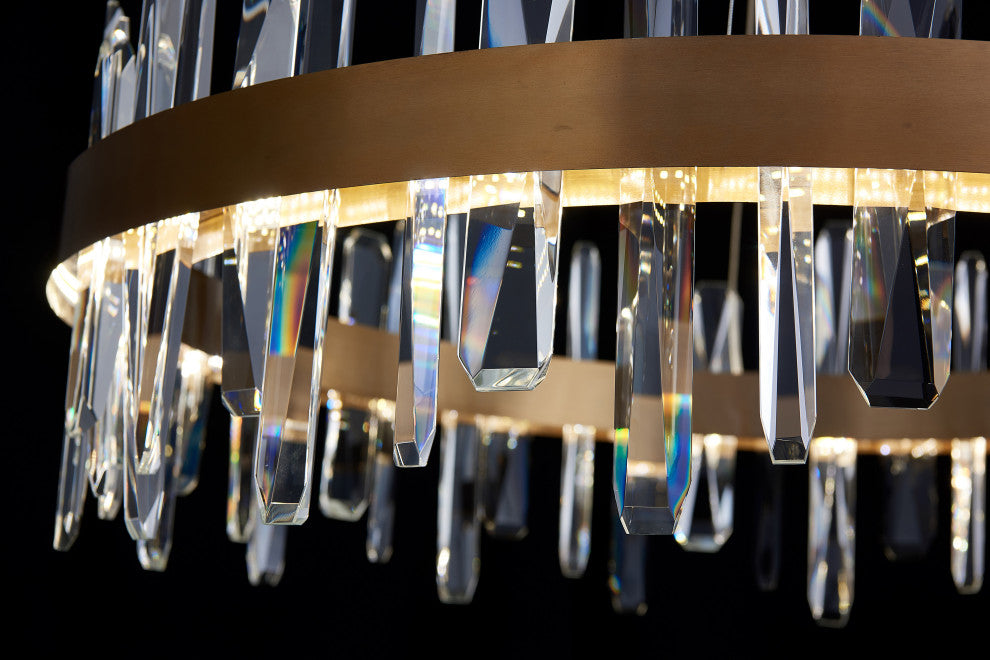 BETHEL INTERNATIONAL FT71C32G 1-Light LED Chandelier