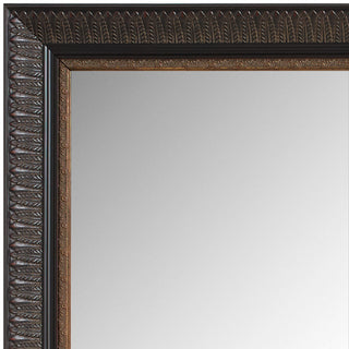 Napa Bronze Framed Wall Mirror, 36"x24"