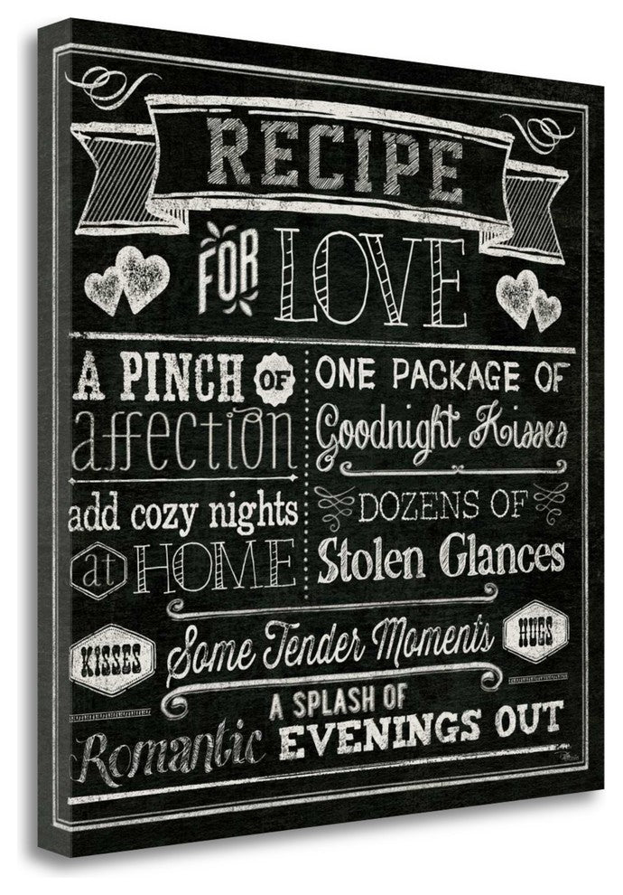 "Thoughtful Recipes III" By Pela Studio, Giclee Print on Gallery Wrap Canvas