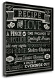 "Thoughtful Recipes III" By Pela Studio, Giclee Print on Gallery Wrap Canvas