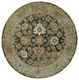 Oriental Weavers Andorra 2417B Distressed Rug, Green, 7'10"x7'10"