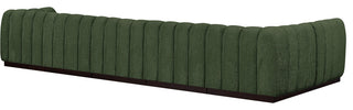 Quinn Chenille Upholstered 6-Piece L-Shaped Modular Sectional, Green