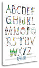 "Alphabat" By Doug Keith, Giclee Print on Gallery Wrap Canvas, Ready to Hang