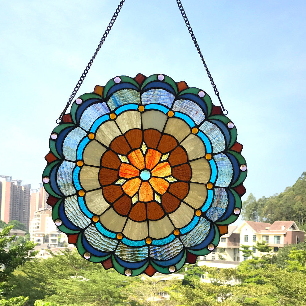 Minerva Tiffany-Glass Circus Tent 18"
