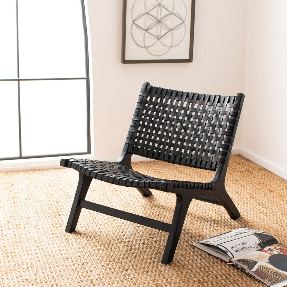Safavieh Luna Accent Chair, Black