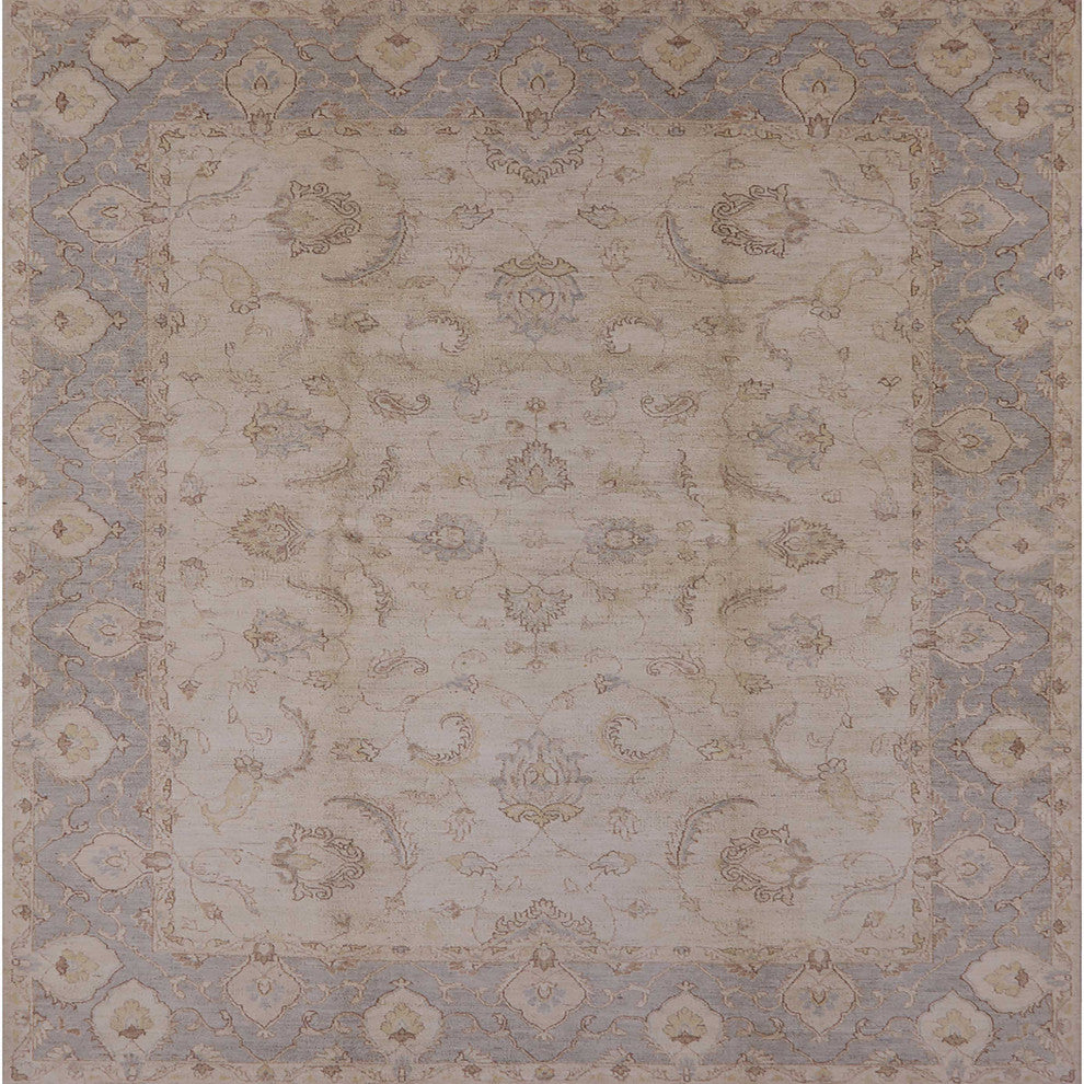 Ahgly Company Indoor Square Mid-Century Modern Area Rugs, 4' Square